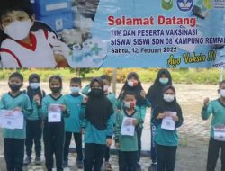 SDN 08 Kampung Rempak Laksanakan Vaksin Anak Dosis Kedua