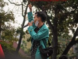 Aksi Unjuk Rasa Aliansi Mahasiswa Riau