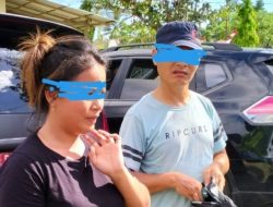 Sepasang Suami Istri di Bolmong Membawa Miras Cap Tikus Di Bekuk Tim Opsnal Polres Bolmong