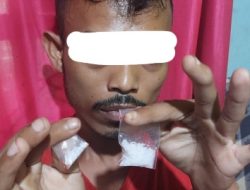 Polsek Singingi Hilir Ciduk Pelaku Penyalahguna Narkotika Sabu Sabu