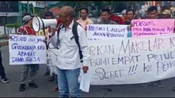 Aksi Demo Oleh LSM di Kejari Rejang Lebong, Desak Diusutnya Dugaan Tindak Korupsi 