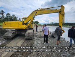 Tambang Pasir di Sungai Krueng Aceh Resahkan Warga, Pemda Terkesan Tutup Mata