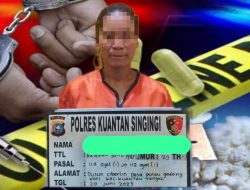 Seorang Ibu 40 Tahun Di Kari Ditangkap Polisi Karena Narkoba