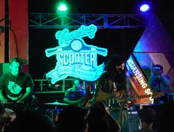 Anniversary Kuansing Scooter Club (KSC), Jalan Limuno Barat Diguyur Musik Reggae