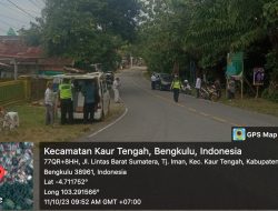 Tim Samsat Dan Polantas Operasi Penertiban Pajak Di Kecamatan Kaur Tengah