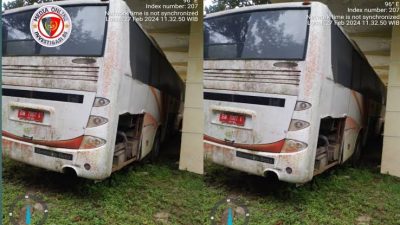 Bus Bantuan PT. TBS Rusak & Dibiarkan Terbengkalai Sejak 2020, Anggaran Perawatannya Kemana??
