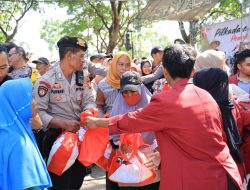 Ribuan Masyarakat Bantul Ramaikan Bakti Sosial, Bakti Kesehatan Dan Bakti Nada Polda DIY