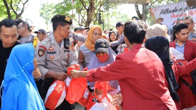 Ribuan Masyarakat Bantul Ramaikan Bakti Sosial, Bakti Kesehatan Dan Bakti Nada Polda DIY