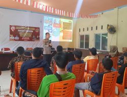 Kapolsek Kempas Berikan Penyuluhan Narkoba, Ajak Warga Wujudkan Pilkada Riau 2024 Damai Dan Kondusif