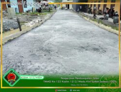 Program TMMD Ke 122 Pembangunan Jalan Desa Akeici Kecamatan Weda Sudah Selesai 100 Persen