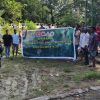 Personil Koramil 1512-01/Weda Gandeng Pemdes Dan Masyarakat Bersihkan Sungai Desa Kotalo