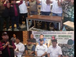 Paslon No Urut 02 Agus Hartanto  Hendrizal Unggul Pilkada 2024 Di Inhu