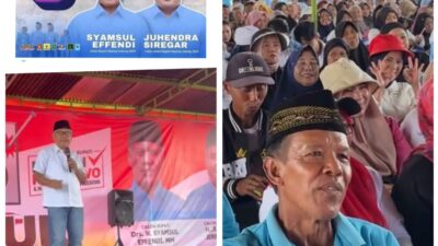 Kampanye Terbatas Pasangan Cabup Dan Cawabup SEJUK Di Sambi Rejo Disambut Meriah Oleh Masyarakat