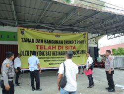 Polres Inhu Sita Lima Unit Ruko Dalam Tindak Pidana TPPU, Asal Tindak Pidana Narkoba
