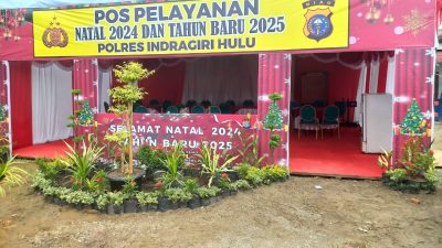 Polres Inhu Siapkan Empat Pos Dalam Bentuk Maksimalkan Pelayanan Untuk Masyarakat