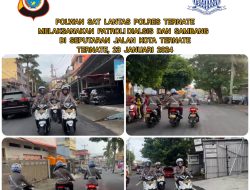 Satlantas Polres Ternate Tingkatkan Kesadaran Berlalu Lintas Lewat Patroli Humanis