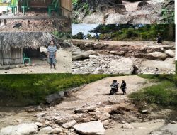 Banjir Putus Akses Desa Oepliki, TTS: Rumah Janda Terendam, Jalan Menuju Kantor Desa Tak Bisa Dilalui
