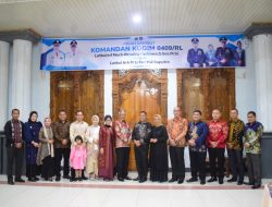 Malam Pisah Sambut Dandim 0409 Rejang Lebong Berjalan Sukses Dan Penuh Khidmat