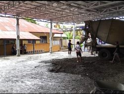 Jelang Bulan Suci Ramadhan 1446H Lokasi SMAN2 Ternate Mulai Di Benahi