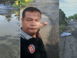 Jalan Lintas Propinsi Ditiga Kecamatan Kabupaten Bengkulu Utara Rusak Parah