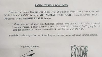 Diduga Korupsi Dana Desa Kades Lola Di Laporkan Ke Kejaksaan Negeri Tidore