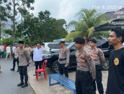 Polresta Barelang Lakukan Pengamanan Acara Buka Puasa Bersama Walikota Dan Wakil Walikota Batam