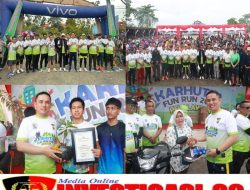 Luar Biasa !!! Ribuan Warga Hadiri Event Karhutla Fun Run 2025 Yang Diselenggarakan Polres Pelalawan
