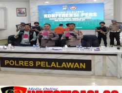 Wow!! 2 Bandit Narkoba Bersenpi Revolver Di Gulung Satresnarkoba Polres Pelalawan