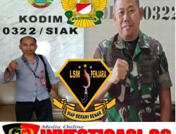 Jono DPD LSM PENJARA Silahturahmi Ke Kodim 0322 Siak & Disambut Baik Oleh Letkol arh Riyanto Budi Nugroho,m.han