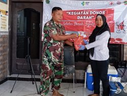 Dokter Umum EKA FITRIA Melaksanakan Kegiatan Donor Darah Di Desa Tegangser Daja Kec. Pasean  Pamekasan Madura Berjalan Lancar