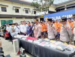 Sepanjang Bulan April, Polrestabes Medan Dan Polsek Jajaran Bekuk 72 Orang Tersangka Kejahatan Jalanan