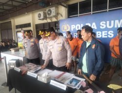 Tekan Aksi Premanisme Dan Pungli, Polrestabes Medan Tahan 9 Pemuda Bawa Sajam