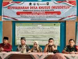 Perkuat Ekonomi Kerakyatan, Pemdes Mojorejo Adakan Musyawarah Pembentukan Koperasi Merah Putih