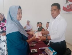 Pelaksanaan Kegiatan Penyaluran BLT Sekaligus Titik Nol Kegiatan Pembangunan Desa Batu Dewa Berjalan Sukses