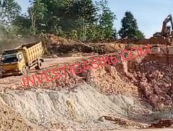 Galian C Di Kecamatan Rumbai Kota Pekanbaru Diduga Tak Mengantongi Izin Alias Ilegal, APH Wajib Tindak Tegas