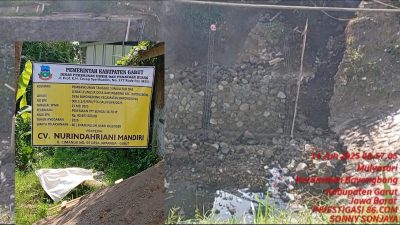 Pelaksanaan Kegiatan Proyek Ketika Dikonfirmasi Wartawan, Tiba-tiba Ngasih Uang Rokok Sambil Buru-buru Pulang