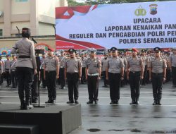 61 Personel Polres Semarang Peroleh Kenaikan Pangkat