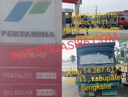 Diduga SPBU 14.287.6110 KM 11 Kecamatan Bathin Solapan Suplay BBM Solar Ke Mafia, Aparat Penegak Hukum Haruas Bertindak Tegas