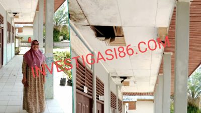 Kepsek SDN 009 Sungai Buluh Minta Pemerintah Perhatikan Gedung Sekolah Yang Rusak