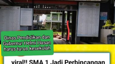 Usut Dugaan Indikasi Kecurangan SPMB Di SMAN-1 Rejang Lebong, LSM Gerindo Siap Buat Laporan