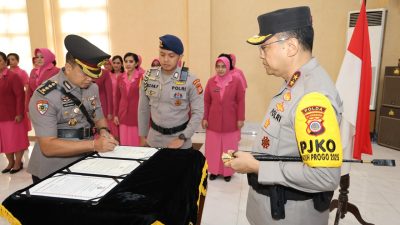 Kapolda DIY Pimpin Sertijab Irwasda, Dirreskrimsus dan Kapolresta Yogyakarta