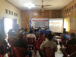 AKP Sungkun Kaban Hadiri Konsultasi Publik Dan Sosialisasi Rencana Pasca Tambang Yang Di Gelar Oleh PT. Arga Alam Pongkar