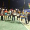 Koni Kecamatan Kempas Hadiri Penutupan Kejuaraan Bola voli Putra Desa Kulim Jaya Kecamatan Kempas