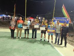 Koni Kecamatan Kempas Hadiri Penutupan Kejuaraan Bola voli Putra Desa Kulim Jaya Kecamatan Kempas