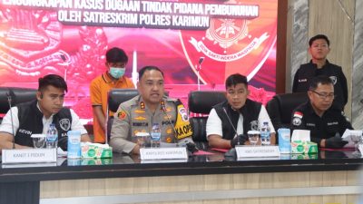Satreskrim Polres Karimun Ungkap Kasus Pembunuhan Istri Siri Yang Gegerkan Karimun