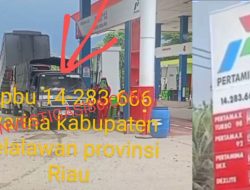 Diduga SPBU 14.283.666 Evarina Pelalawan Lakukan Pelanggaran Pengisian Mobil Tanpa Barcode Dan Pungli, Dirut Pertamina Diminta Tindak Tegas