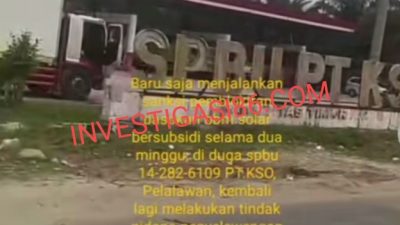 Luar Biasa …!!! Diduga SPBU 14.283.6109 PT. KSO Masih Terus Suplai BBM Bersubsidi Ke Mafia, Diminta Kapolda Riau Jangan Tutup Mata
