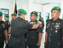 Danrem 152/Baabullah Pimpin Sertijab dan Pelepasan Perwira Jajaran