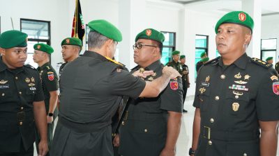 Danrem 152/Baabullah Pimpin Sertijab dan Pelepasan Perwira Jajaran