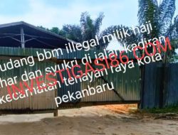 Diduga Gudang Penimbunan BBM Ilegal Jalan Kadiran Milik Mafia Haji Bahar Tak Tersentuh Hukum, Kok Bisa ?